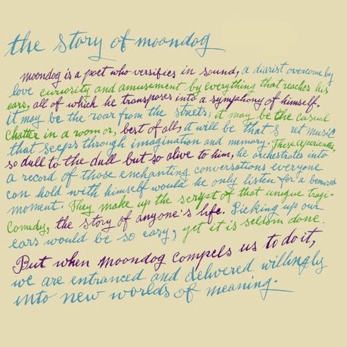MOONDOG / ムーンドッグ / STORY OF MOONDOG