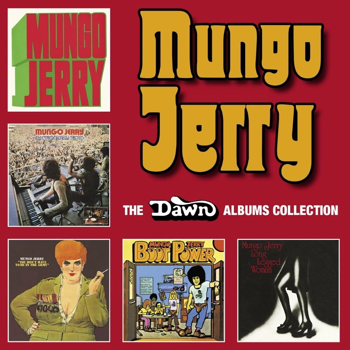 MUNGO JERRY / マンゴ・ジェリー / THE DAWN ALBUMS COLECTION: FIVE CD BOXSET