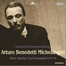 ARTURO BENEDETTI  MICHELANGELI / アルトゥーロ・ベネデッティ・ミケランジェリ / BERN RECITAL 1972