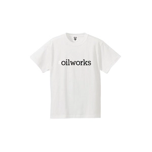 OILWORKS / #OILWORKS T-SHIRT WHITExBLACK XL