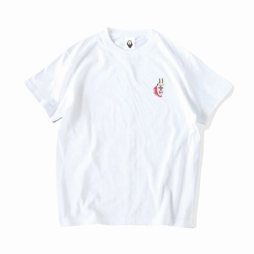 OILWORKS / KAMEN -刺繍- T-SHIRT WHITE S