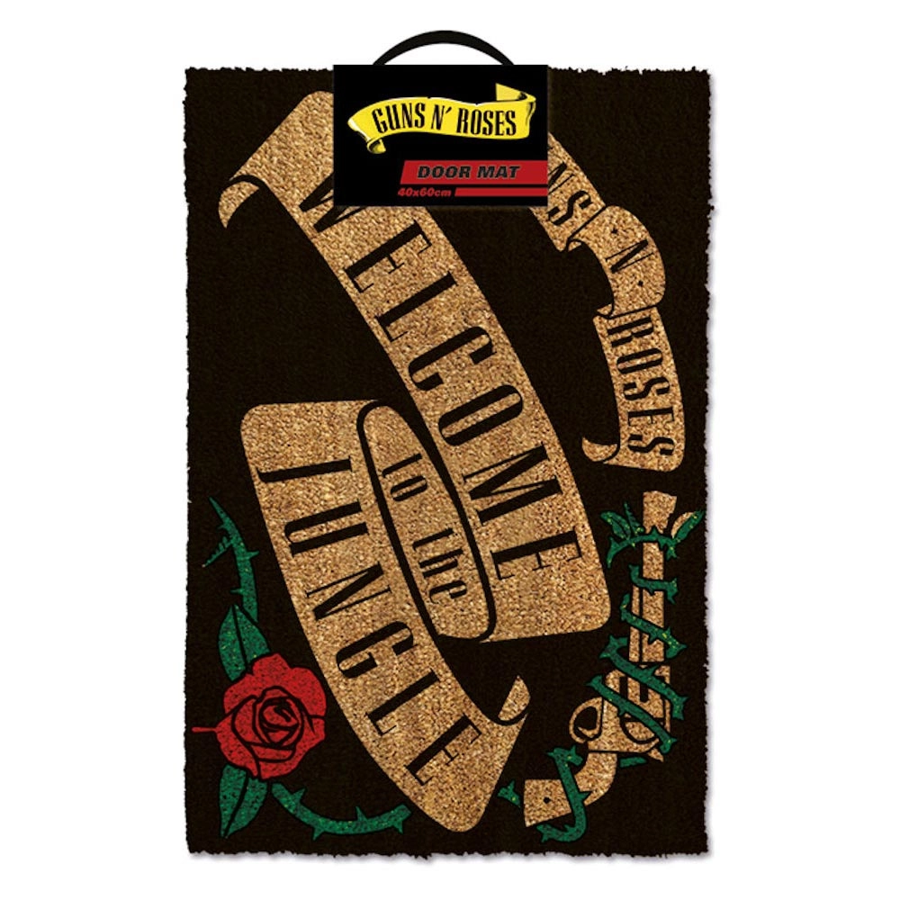 GUNS N' ROSES / ガンズ・アンド・ローゼズ / WELCOME TO THE JUNGLE DOOR MAT