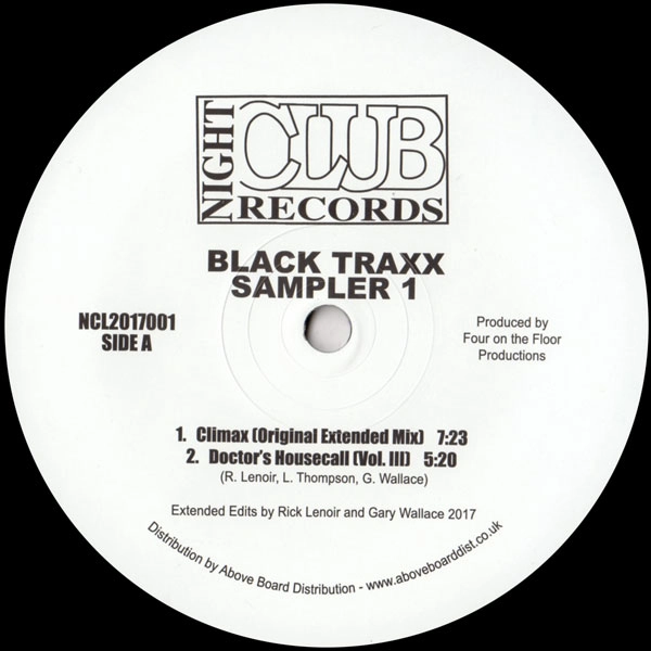 BLACK TRAXX / SAMPLER 1 (2017 REISSUE)