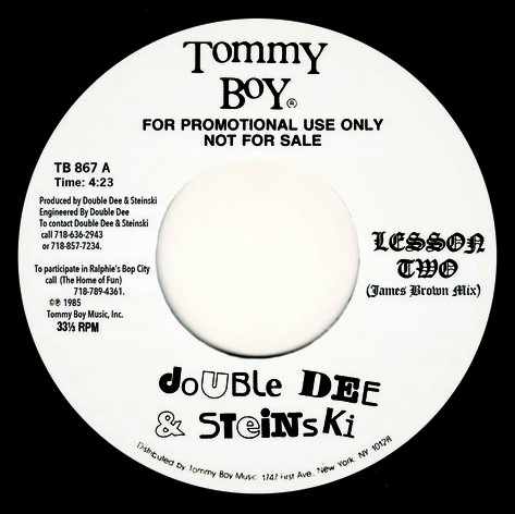 DOUBLE DEE & STEINSKI / LESSON 2 & 3 (7")