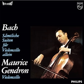 MAURICE GENDRON / モーリス・ジャンドロン / BACH:CELLO SUITES1-6(3LP/LTD)