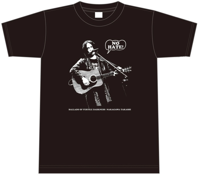 TAKASHI NAKAGAWA / 中川敬(ソウル・フラワー・ユニオン) / 豊穣なる闇のバラッド Tシャツ付S