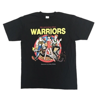 NICKEY & THE WARRIORS / WILD CHEERY T SHIRT BLACK/S