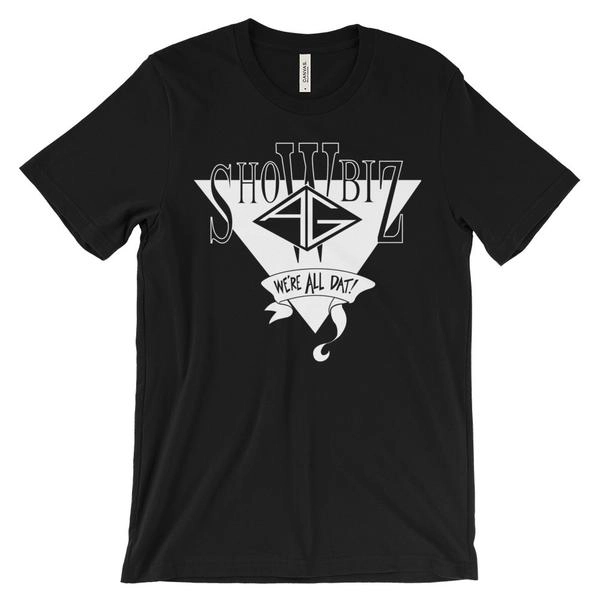 SHOWBIZ & A.G. / ショウビズ&A.G. / CAN I GET A SOUL CLAP T-SHIRT (WHITE LOGO ON BLACK - XL)