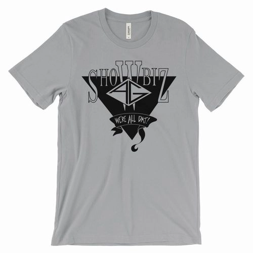 SHOWBIZ & A.G. / ショウビズ&A.G. / CAN I GET A SOUL CLAP T-SHIRT (BLACK LOGO ON SILVER - L)