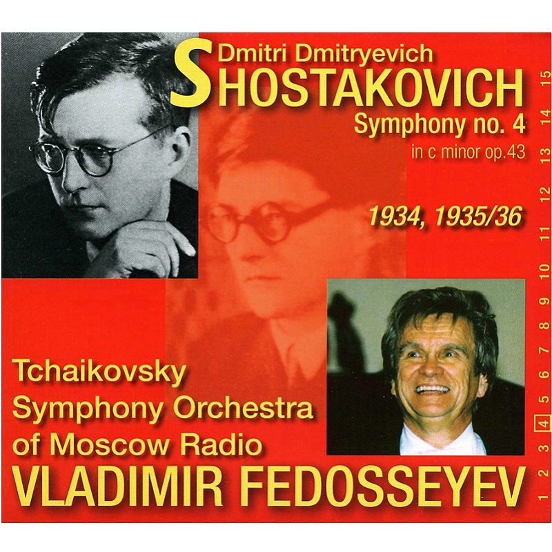 VLADIMIR FEDOSEYEV / ヴラディーミル・フェドセーエフ / SHOSTAKOVICH:SYMPHONY NO.4