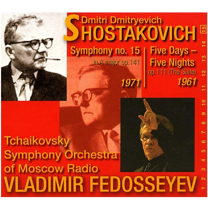 VLADIMIR FEDOSEYEV / ヴラディーミル・フェドセーエフ / SHOSTAKOVICH:SYMPHONY NO.15/FIVE DAY-FIVE NIGHT