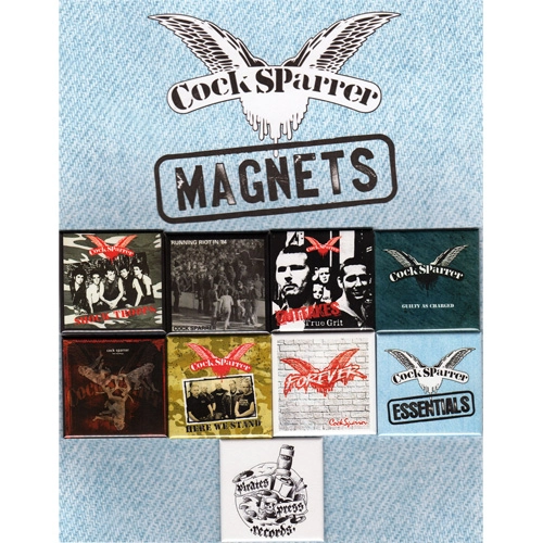 COCK SPARRER / コック・スパラー / ALBUM COVERS MAGNET SET