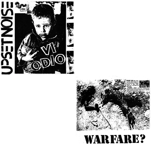 UPSET NOISE / WARFARE / SPLIT (7")