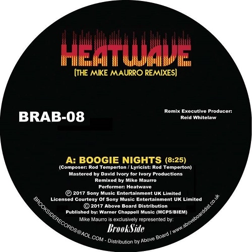 HEATWAVE / ヒートウェイヴ / BOOGIE NIGHTS / TOO HOT TO HANDLE