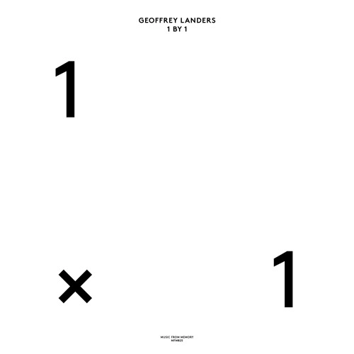 GEOFFREY LANDERS / 1 BY 1