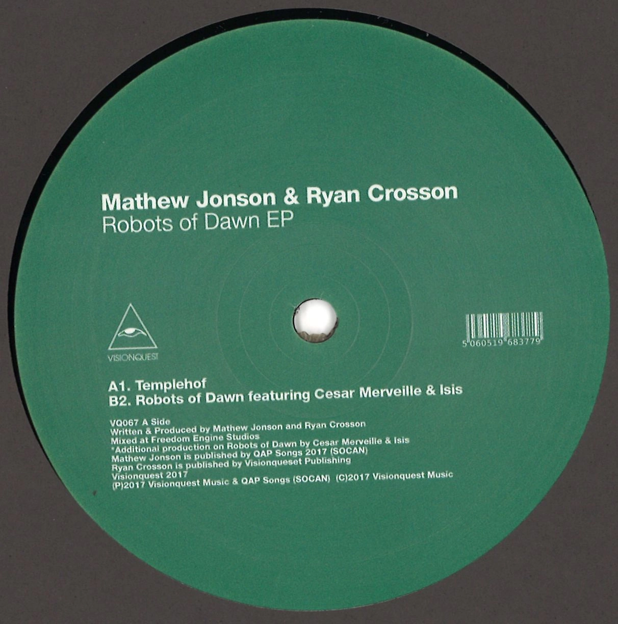 MATHEW JONSON & RYAN CROSSON / ROBOTS OF DAWN EP