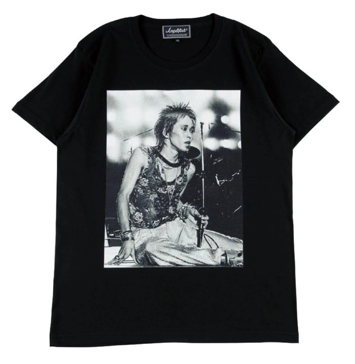 KIYOSHIRO IMAWANO / 忌野清志郎 / Amplifier "忌野清志郎" TEE / 有賀幹夫 BLACK S