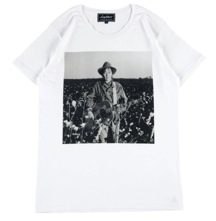 KIYOSHIRO IMAWANO / 忌野清志郎 / Amplifier "忌野清志郎" TEE / 鋤田正義 WHITE L