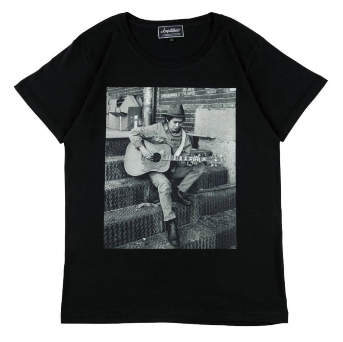 KIYOSHIRO IMAWANO / 忌野清志郎 / Amplifier "忌野清志郎" TEE / 鋤田正義 BLACK XL