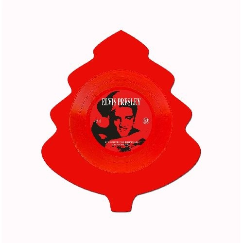 ELVIS PRESLEY / エルヴィス・プレスリー / I'LL BE HOME FOR CHRISTMAS - RED XMAS TREE SHAPED VINYL