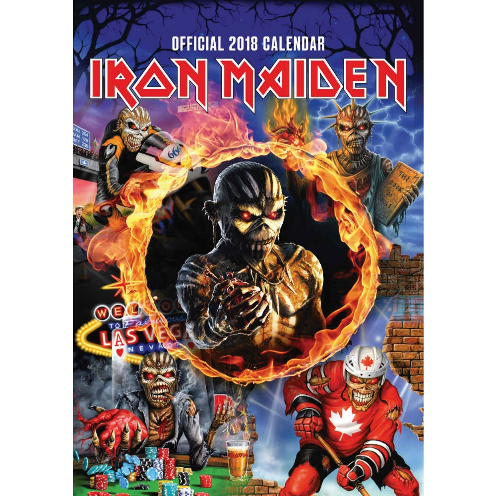 IRON MAIDEN / アイアン・メイデン / OFFICIAL 2018 CALENDAR