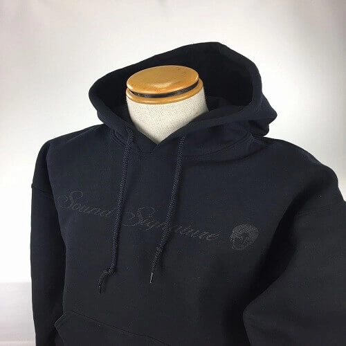 SOUND SIGNATURE SOUND / THEO PARRISH - BLACK GHOST HOODIE SIZE:L