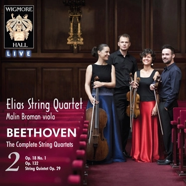 ELIAS STRING QUARTET / エリアス弦楽四重奏団 / BEETHOVEN:STRING QUARTETS VOL.2