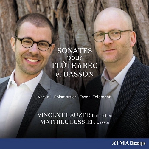 MATHIEU LUSSIER & VINCENT LAUZER / マテュー・ルシエ & ヴァンサン・ロジェ / SONATAS POUR FLUTE A BEC ET BASSON