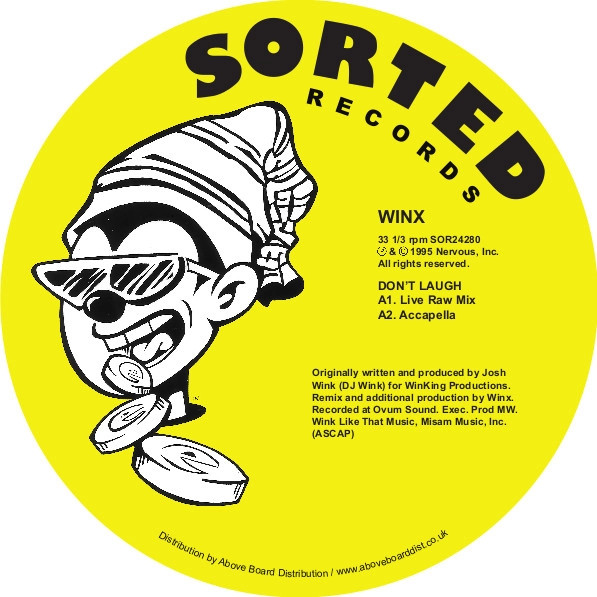 WINK (JOSH WINK) / DON'T LAUGH (RICHIE HAWTIN REMIX) REISSUE