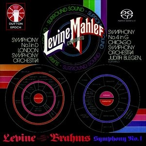 JAMES LEVINE / ジェイムズ・レヴァイン / MAHLER: SYMPHONIES 1 & 4 / BRAHMS: SYMPHONY NO.1 (2SACD)