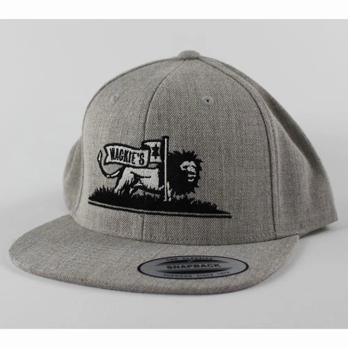 BULLWACKIE'S ALLSTARS / ブルワッキーズ・オールスターズ / EMBROIDERED SNAPBACK HAT WITH WACKIE'S LION LOGO ON FRONT/HEATHER