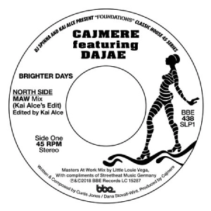 CAJMERE / カジミア / BRIGHTER DAYS(MASTERS AT WORK MIX/UNDERGROUND GOODIES MIX)