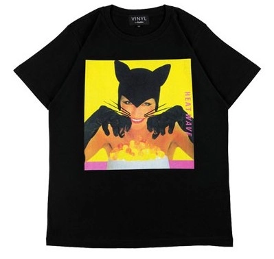 BLACK CATS / ブラック・キャッツ / VINYL "BLACK CATS"TEE HEAT WAVE  BLACK M