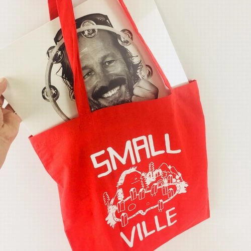 SMALLVILLE / SMALLVILLE BAG LOGO PRINT RED