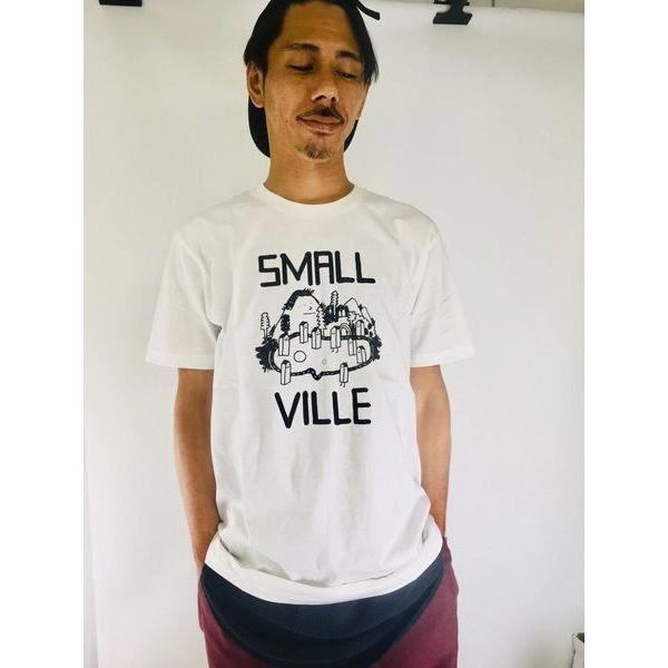 SMALLVILLE / SMALLVILLE SHIRT LOGO WHITE/BLACK SIZE:XL