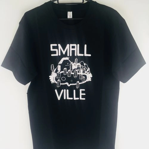 SMALLVILLE / SMALLVILLE SHIRT LOGO BLACK/WHITE SIZE:M