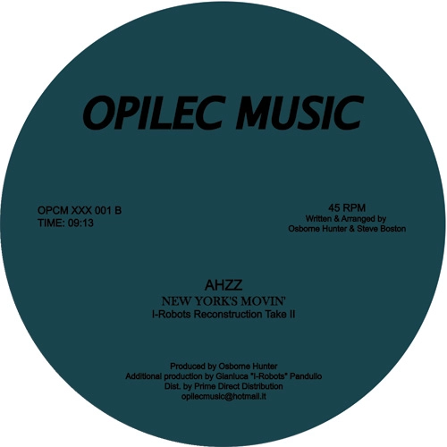 AHZZ / NEW YORKS MOVIN' (I-ROBOTS EDIT)
