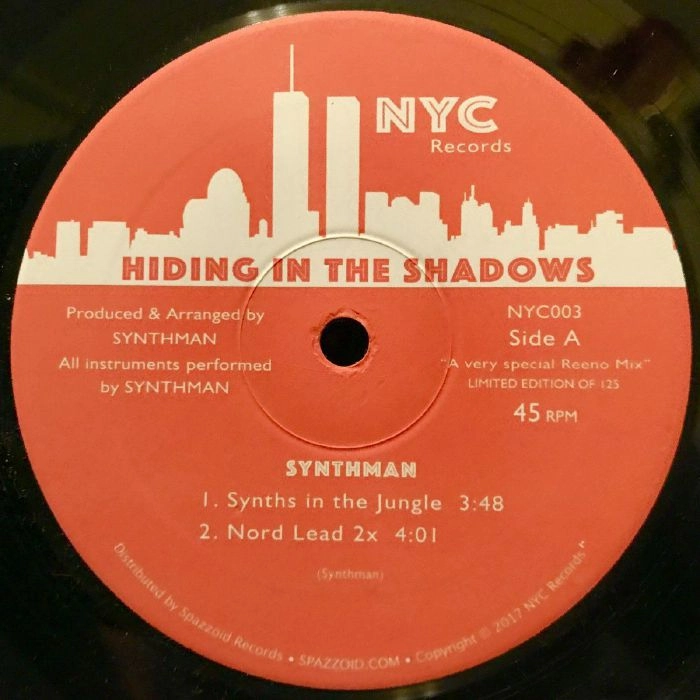 SYNTHMAN / WINDY CITY / KOZMIK FUNK / HIDING IN THE SHADOWS