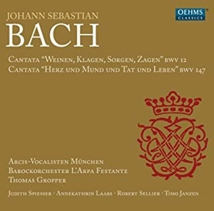 THOMAS GROPPER / トーマス・グロッパー / J.S.バッハ:カンタータ集 / J.S.BACH:CANTATA BWV12&BWV147