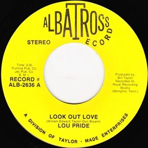 LOU PRIDE / ルー・プライド / LOOK OUT LOVE / YOU'VE GOT TO WORK FOR LOVE