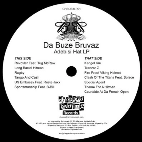 DA BUZE BRUVAZ / ADEBISI HAT LP