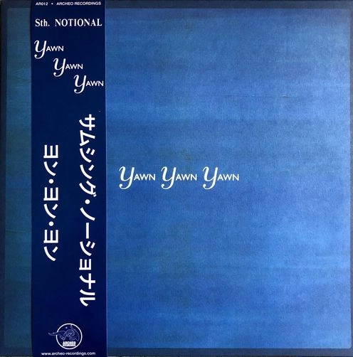 STH. NOTIONAL / YAWN YAWN YAWN (BLUE TRANSPARENT)