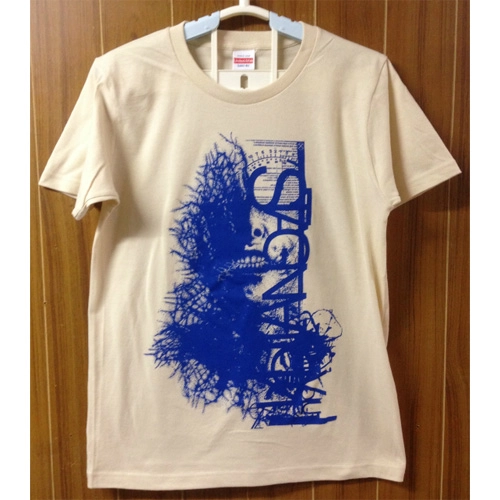 STAGNATION / Stagnation T (Natural x Blue)/XL