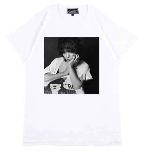 REICHI NAKAIDO / 仲井戸麗市 / Amplifier “仲井戸麗市” TEE design B　WHITE S