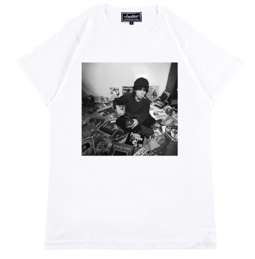 REICHI NAKAIDO / 仲井戸麗市 / Amplifier “仲井戸麗市” TEE design D　WHITE XL