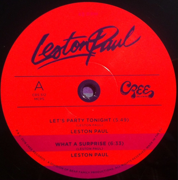 LESTON PAUL / LET'S PARTY TONIGHT