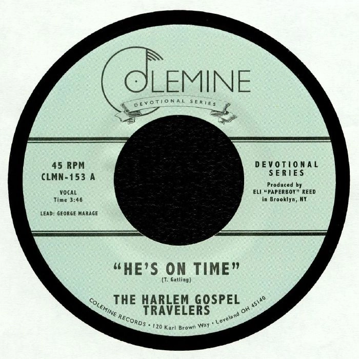 HARLEM GOSPEL TRAVELERS / HE'S ON TIME / WASH ME, LORD