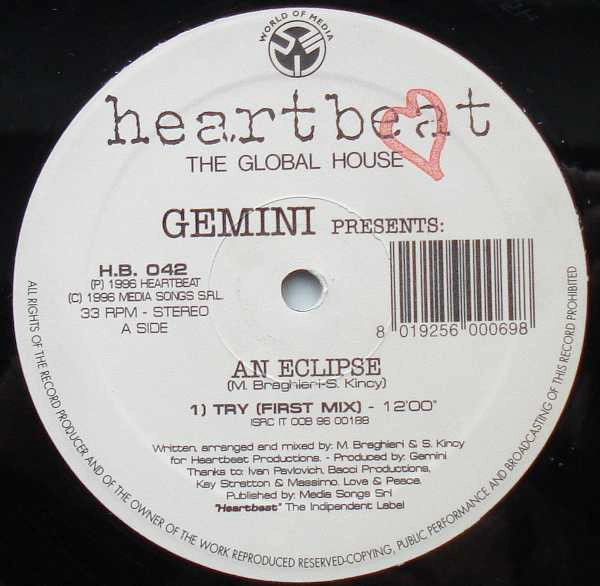 GEMINI (CHICAGO) / AN ECLIPSE
