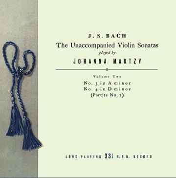 JOHANNA MARTZY / ヨハンナ・マルツィ / BACH:SONATAS&PARTITAS FOR SOLO VIOLIN VOL.2(LP/LTD)