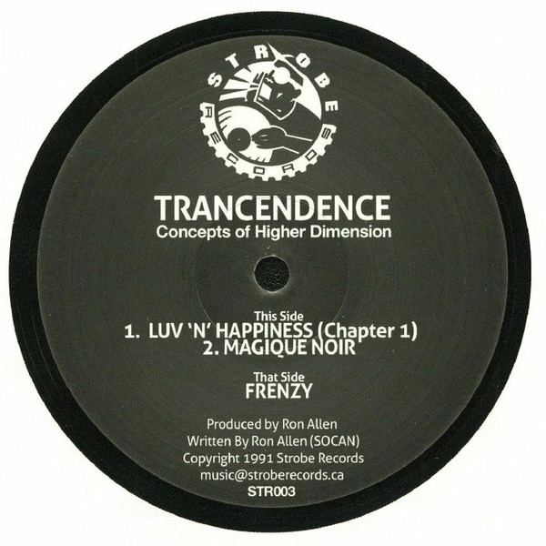 TRANSCENDENCE (RON ALLEN) / CONCEPTS OF HIGHER DIMENSION